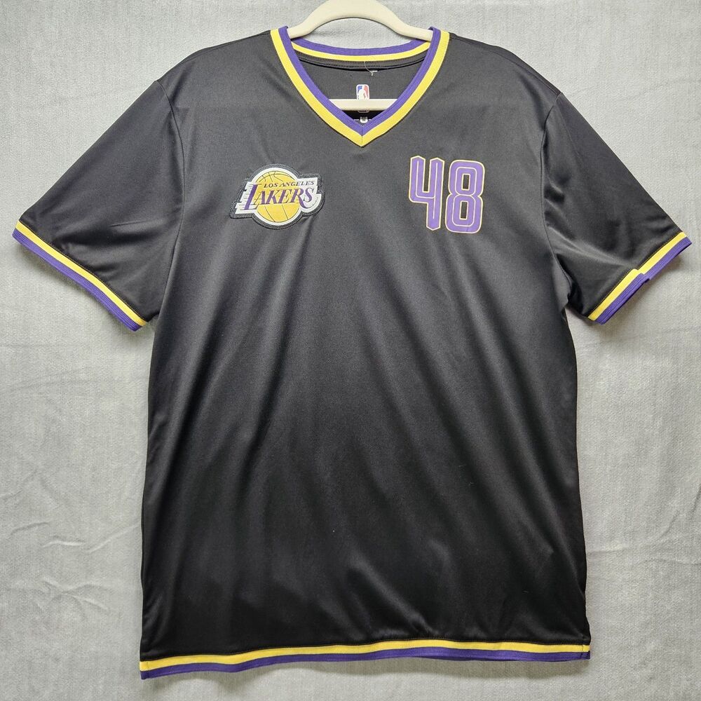 NBA Los Angeles Lakers Black Basketball Jersey Womens Size Large